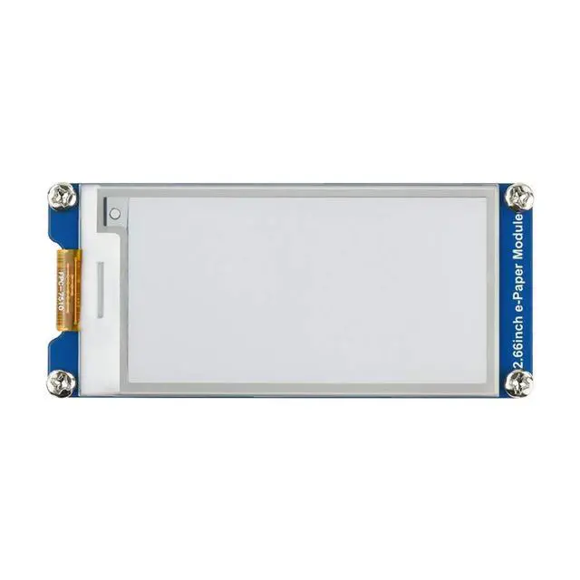 Alt view image 2 of 7 - 2.66inch E-Paper E-Ink Display HAT for Raspberry Pi/Jetson Nano, 296×152 Pixels e-Paper Module, Black/White Dual-Color, SPI Interface