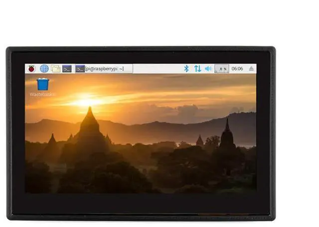 Main image of 4.3inch Capacitive Touch Display for Raspberry Pi 4B/3B+/3B IPS Screen Wide Angle MIPI DSI Interface Up to 5-Points Touch Driver No Need with Case&Cooling Fan