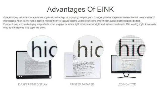 Alt view image 6 of 7 - 2.66inch E-Paper E-Ink Display HAT for Raspberry Pi/Jetson Nano, 296×152 Pixels e-Paper Module, Black/White Dual-Color, SPI Interface
