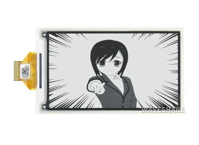 Main image of 3.7inch E-Paper E-Ink Raw Display for Raspberry Pi/Jetson Nano, 480×280 Pixels e-Paper Module, Black/White Color, SPI Without PCB