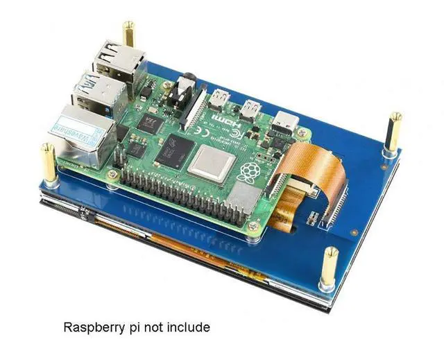 Alt view image 6 of 7 - 5 Inch DSI Touchscreen for Raspberry Pi, 800×480 Capacitive LCD Display, Driver-Free, 5-Point Touch, for Pi 5/4/3B+/CM4, Supports Raspberry Pi OS, Ubuntu, Retropie, RoPieee