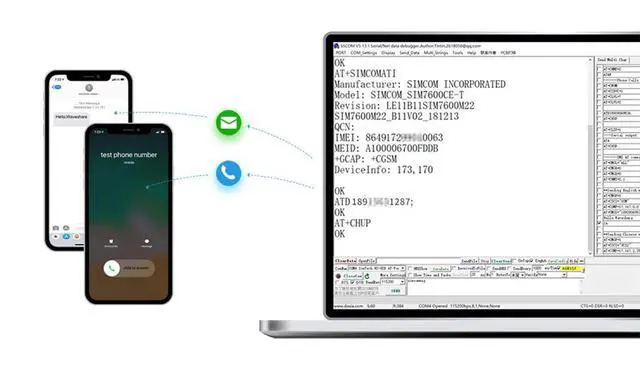 Alt view image 4 of 7 - SIM7600E LTE Cat-1 HAT for Raspberry Pi, Supports 3G / 2G Communication, GNSS Positioning,Supports dial-up, Telephone Call, SMS, TCP, UDP, DTMF, HTTP, FTP, etc.