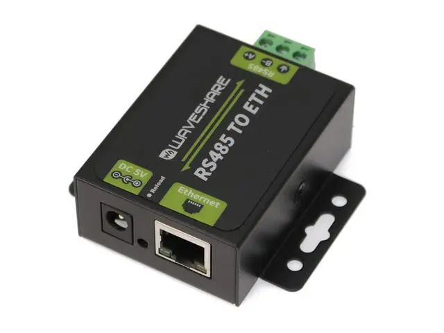 Alt view image 3 of 7 - Industrial RS232/RS485 to Ethernet Converter Dual Serial Ports, Allows Bi-Directional Transparent Data Transmission TCP Server, TCP Client, UDP Server, UDP Client, HTTPD Client Available