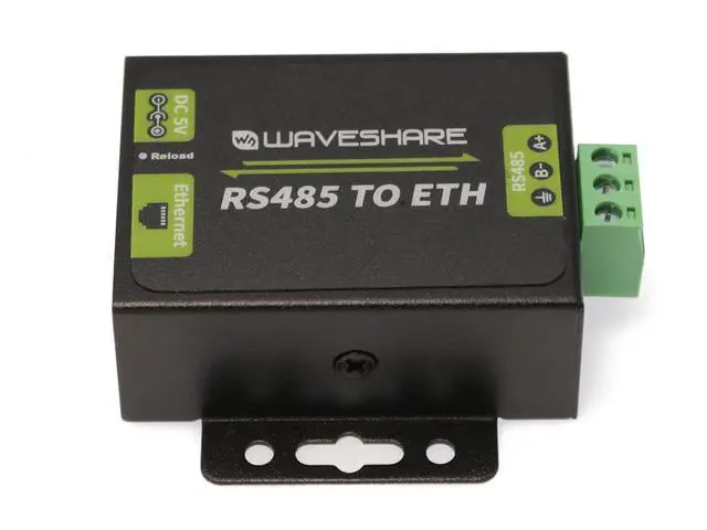 Alt view image 4 of 7 - Industrial RS232/RS485 to Ethernet Converter Dual Serial Ports, Allows Bi-Directional Transparent Data Transmission TCP Server, TCP Client, UDP Server, UDP Client, HTTPD Client Available