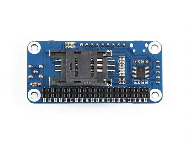 Alt view image 2 of 7 - Raspberry Pi GSM/GPRS/Bluetooth HAT Based on SIM800C Supports SMS, GPRS, DTMF, HTTP, FTP, MMS, email for Band GSM 850/EGSM 900/DCS Compatible with Pi 2B/3B/3B+/4B/Zero/Zero W,Jetson Nano