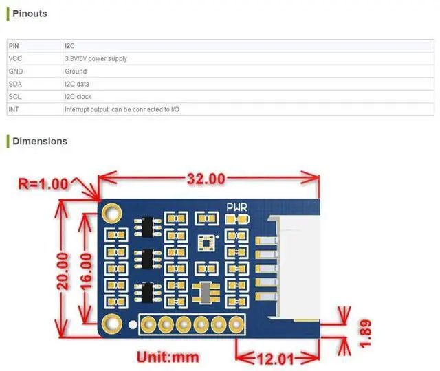 Alt view image 5 of 5 - BMP388 24-bit High Precision Barometric Pressure Sensor Accurate Altitude/Barometric Pressure/Temperature Measuring I2C/SPI Interface for Environment Monitoring, IoT Projects