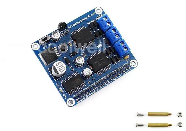 Main image of for Raspberry Pi Motor Driver Expansion Module Board DC Motor Stepper Motor Driver with Freescale H-Bridge Driver MC33886 for DIY Mobile Robot Remote Control