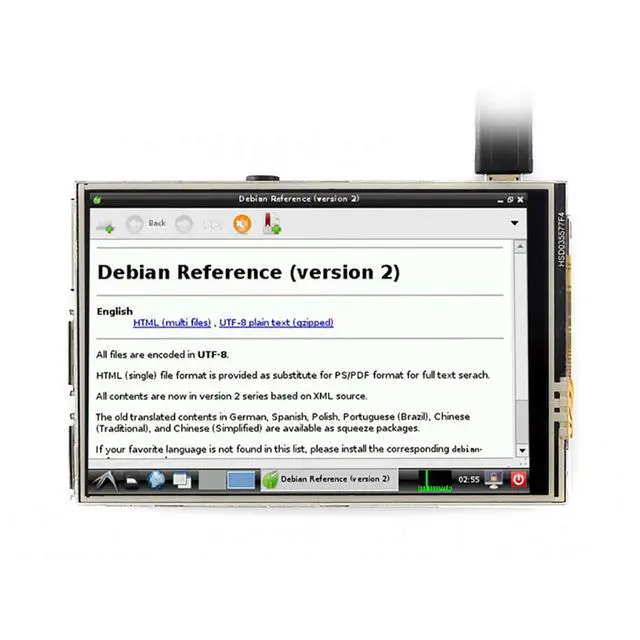 Alt view image 3 of 7 - 3.5 inch Resistive Touch Screen TFT LCD XPT2046 480x320 125MHz High-Speed SPI Supports FBCP Software Driver for Any Revision of Raspberry Pi (Directly-pluggable)