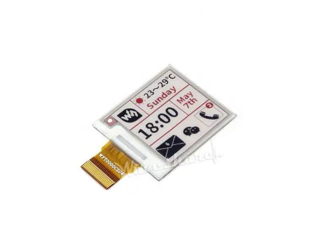 Alt view image 3 of 7 - 1.54 Inch E-Ink Display Module Three-Color Resolution 200x200 E-Paper Electronic Screen Panel SPI Interface with ESP8266 WiFi Driver Board for Raspberry Pi/STM32/Nucleo/Jetson Nano
