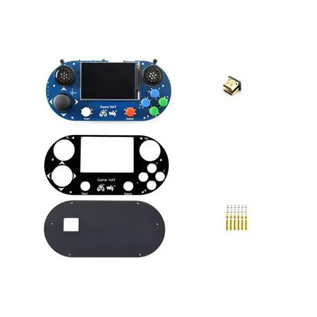 Alt view image 7 of 7 - Game HAT for Raspberry Pi A+/B+/2B/3B/3B+/4B/Zero W with 3.5inch IPS Screen 480x320 60 Frame to Make Your Own Portable Game Console