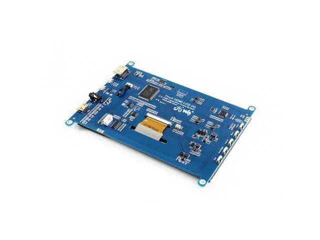 Alt view image 3 of 6 - 7inch HDMI LCD (H) 1024x600 Monitor IPS Screen Capacitive Touch Display Supports Raspberry Pi Jetson Nano BeagleBone Black Banana Pi & Microsoft XBOX360, Sony PS4,Nintendo Switch