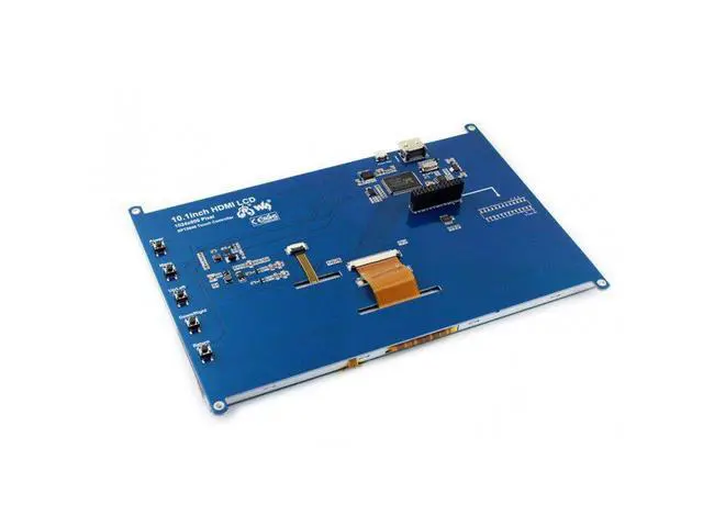 Alt view image 3 of 6 - 10.1inch HDMI LCD Monitor Raspberry pi Resistive Touch Screen Display 1024 * 600 High Resolution for Raspberry Pi 2B/3B/3B+/4B(The Pi 1 Model B or Pi Zero Need HDMI Cable)