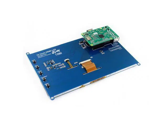 Alt view image 4 of 6 - 10.1inch HDMI LCD Monitor Raspberry pi Resistive Touch Screen Display 1024 * 600 High Resolution for Raspberry Pi 2B/3B/3B+/4B(The Pi 1 Model B or Pi Zero Need HDMI Cable)