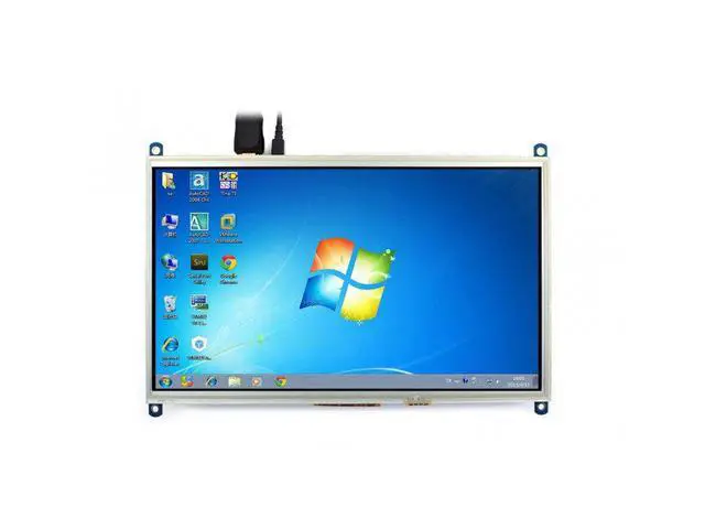 Alt view image 6 of 6 - 10.1inch HDMI LCD Monitor Raspberry pi Resistive Touch Screen Display 1024 * 600 High Resolution for Raspberry Pi 2B/3B/3B+/4B(The Pi 1 Model B or Pi Zero Need HDMI Cable)