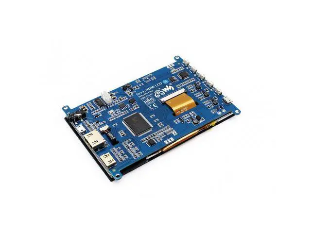 Alt view image 3 of 7 - Capacitive Touch 5inch Raspberry pi LCD HDMI Display Module 800 * 480 High Resolution HDMI Interface Screen Supports Multi Mini-PCs Multi Systems