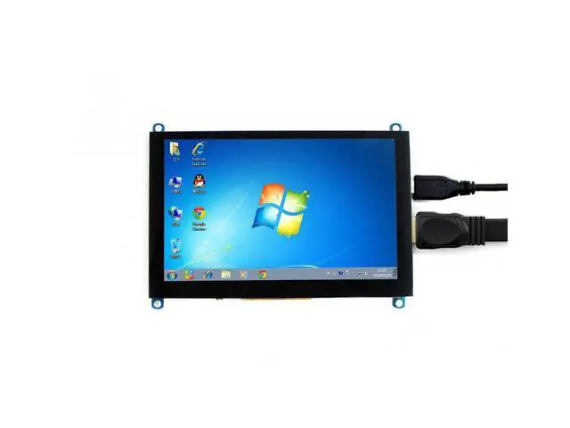 Alt view image 4 of 7 - Capacitive Touch 5inch Raspberry pi LCD HDMI Display Module 800 * 480 High Resolution HDMI Interface Screen Supports Multi Mini-PCs Multi Systems