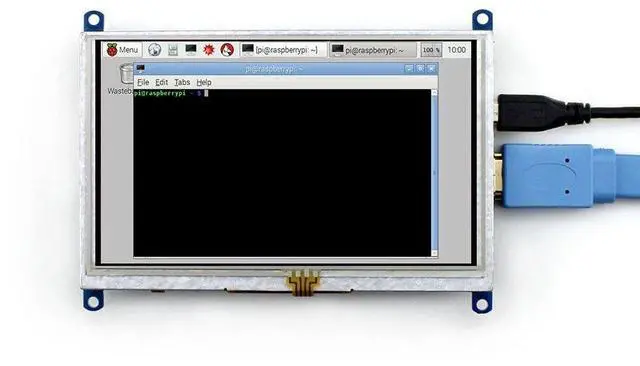 Alt view image 5 of 6 - 5inch HDMI LCD Monitor for Raspberry pi Resistive Touch Screen Display HDMI Interface with Bi-color Case for Rapsberry pi & Banana pi & Beaglebone Black supports Windows 10/8.1/8/7 Various Systems