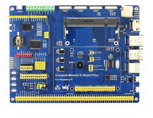 Main image of Compute Module IO Board Plus Composite Breakout Expansion Board for Raspberry Pi,Compute Module IO Board V3 (CM3/CM3L) Various Common Use Components