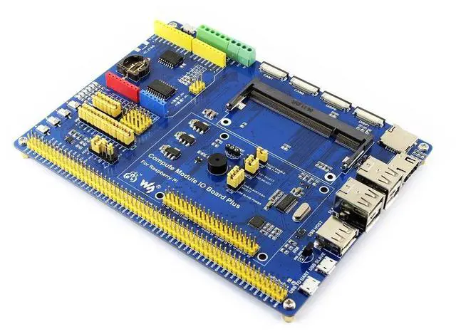 Alt view image 2 of 6 - Compute Module IO Board Plus Composite Breakout Expansion Board for Raspberry Pi,Compute Module IO Board V3 (CM3/CM3L) Various Common Use Components
