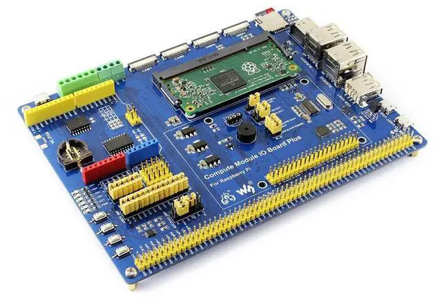 Alt view image 4 of 6 - Compute Module IO Board Plus Composite Breakout Expansion Board for Raspberry Pi,Compute Module IO Board V3 (CM3/CM3L) Various Common Use Components