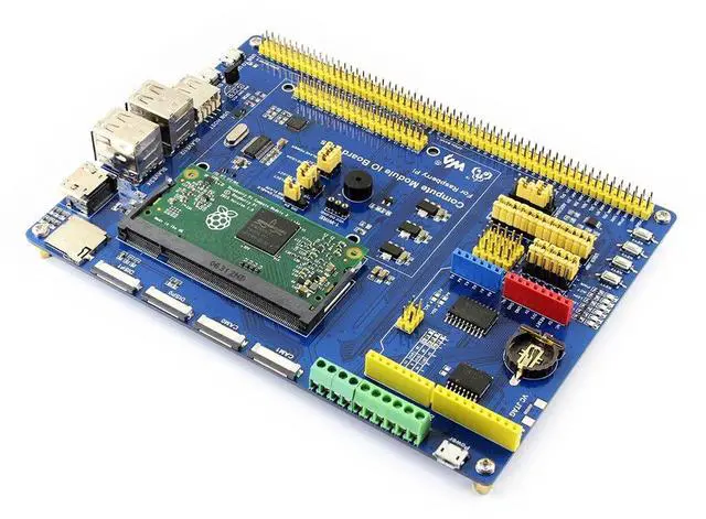 Alt view image 5 of 6 - Compute Module IO Board Plus Composite Breakout Expansion Board for Raspberry Pi,Compute Module IO Board V3 (CM3/CM3L) Various Common Use Components