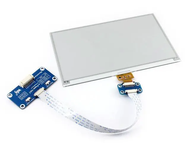 Alt view image 3 of 7 - 7.5inch E-Paper Display HAT Module 800x480 E-Ink Electronic Paper Screen with Embedded Controller for Raspberry Pi/Arduino/STM32/Jetson Nano