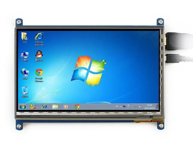 Alt view image 5 of 7 - 7inch HDMI LCD for Raspberry pi Capacitive Touch Screen Display Custom Raspbian Angstrom Various System for Raspberry Pi/Beaglebone Black/Banana Pi with Bicolor Holder Case