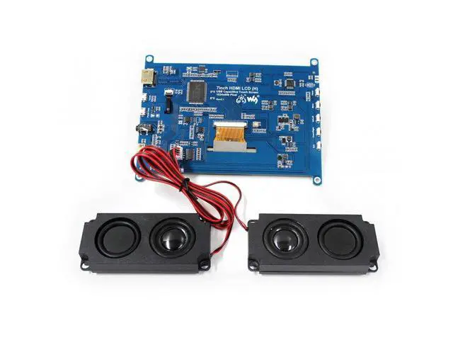 Alt view image 4 of 6 - 7inch HDMI LCD (H) 1024x600 Monitor IPS Screen Capacitive Touch Display Supports Raspberry Pi Jetson Nano BeagleBone Black Banana Pi & Microsoft XBOX360, Sony PS4,Nintendo Switch