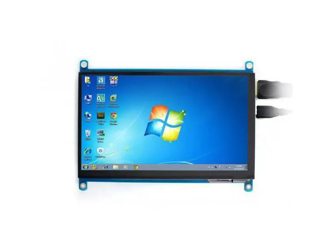 Alt view image 6 of 6 - 7inch HDMI LCD (H) 1024x600 Monitor IPS Screen Capacitive Touch Display Supports Raspberry Pi Jetson Nano BeagleBone Black Banana Pi & Microsoft XBOX360, Sony PS4,Nintendo Switch