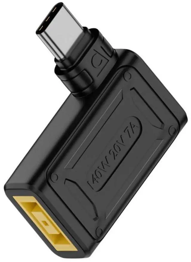 Main image of USB C 140W Charge Converter DC 11.0x4.5mm Thinkpad X1 to USB C 5V 9V 20V Power Plug Charge Adapter
