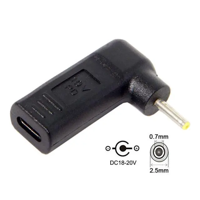 Alt view image 2 of 7 - USB C to DC 2.5x0.7MM PD 65W Emulator Trigger Converter Adapter