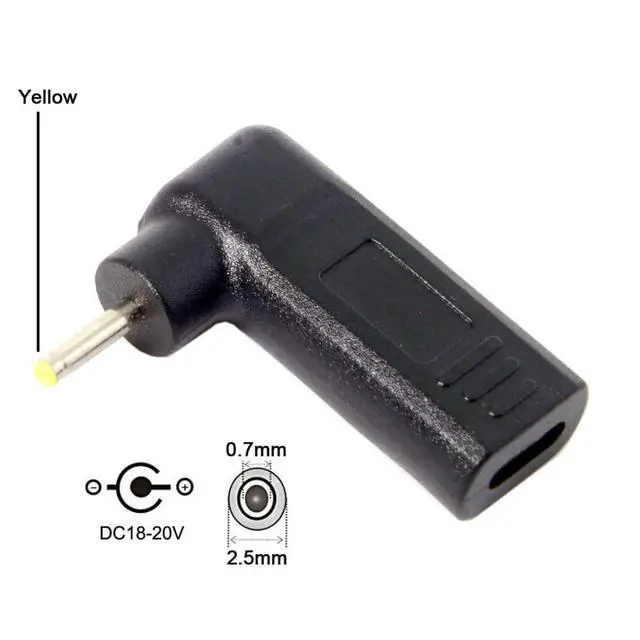 Alt view image 7 of 7 - USB C to DC 2.5x0.7MM PD 65W Emulator Trigger Converter Adapter