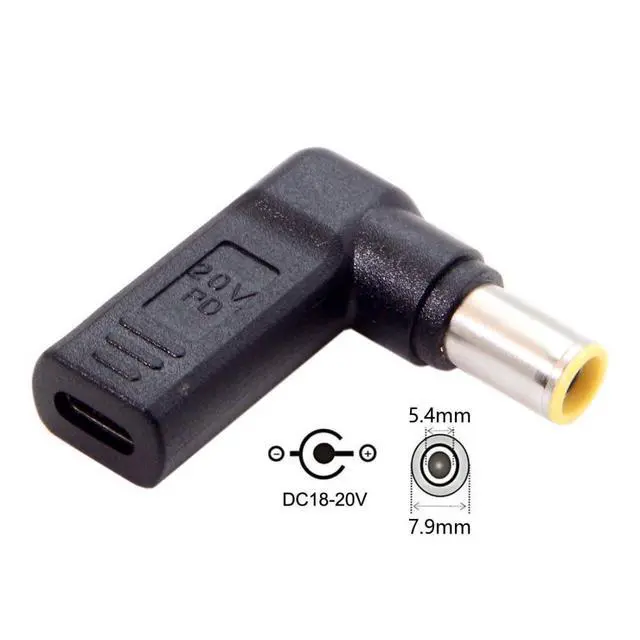 Alt view image 2 of 7 - USB C to DC 7.9x5.4mm PD 65W Emulator Trigger Converter Adapter Type-C Input to DC 20V Output