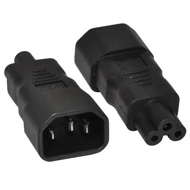 Alt view image 3 of 7 - C14 to C5 Converter IEC 320 C14 Socket to C5 Plug Power Adapter 220V 1OA