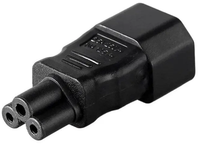 Main image of C14 to C5 Converter IEC 320 C14 Socket to C5 Plug Power Adapter 220V 1OA