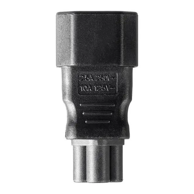Alt view image 5 of 7 - C14 to C5 Converter IEC 320 C14 Socket to C5 Plug Power Adapter 220V 1OA