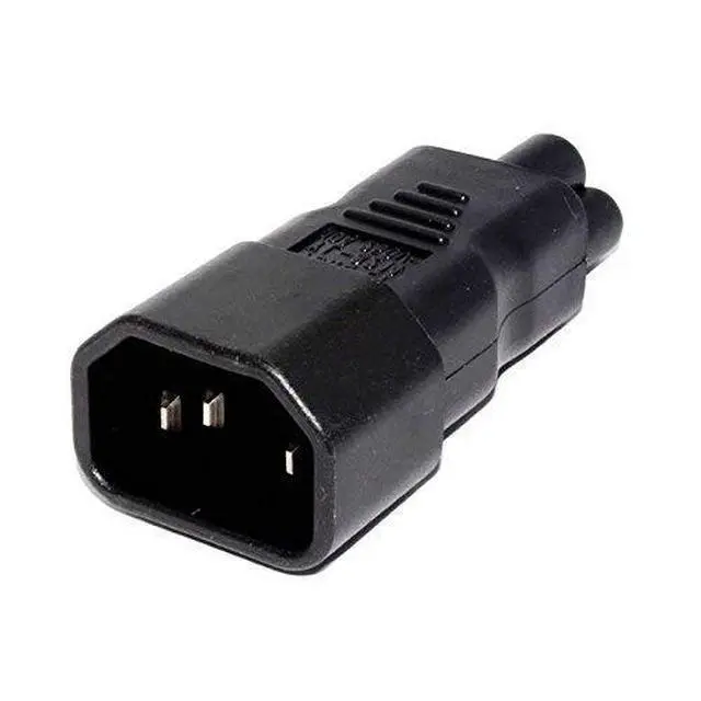 Alt view image 7 of 7 - C14 to C5 Converter IEC 320 C14 Socket to C5 Plug Power Adapter 220V 1OA