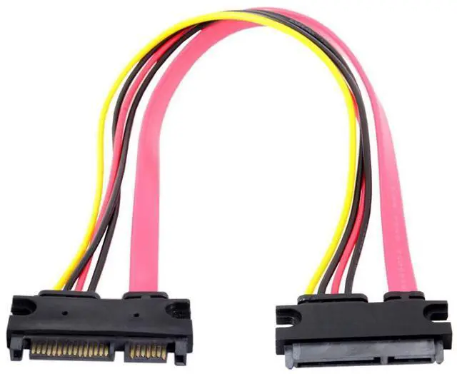 Main image of SATA III 3.0 22Pin Male to Female Data Power Extension Cable 30cm