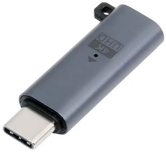 Main image of USB C Virtual Display Adapter USB Type C Monitor Dummy Plug Headless Ghost Display Emulator Support EDID 3840x2160 4K@60hz with Indicator Light Compatible with Thunderbolt 3/4 Blue
