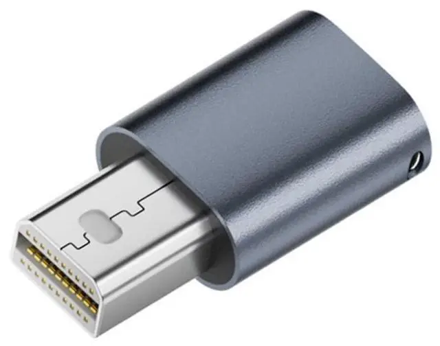 Main image of Mini DisplayPort Virtual Display Adapter Mini DisplayPort Monitor Dummy Plug Headless Ghost Display Emulator Support 3840x2160 4K@17hz with Indicator Light