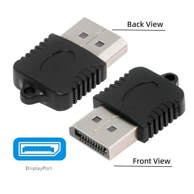 Alt view image 2 of 7 - DisplayPort Virtual Display Adapter DisplayPort Monitor Dummy Plug Headless Ghost Display Emulator Support 3840x2160 4K@17hz