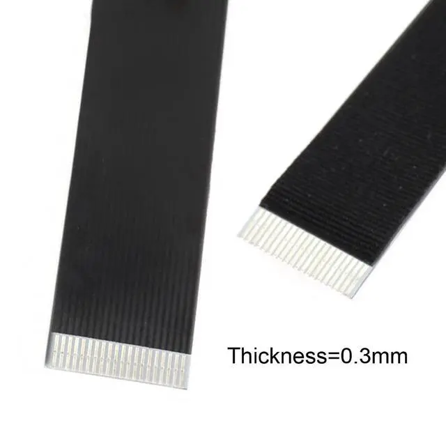 Alt view image 4 of 7 - USB C Flat Cable USB 2.0 Male to USB C Male 90 Degree UP Angled Ribbon Flex Extension Cable Adapter 2.0M