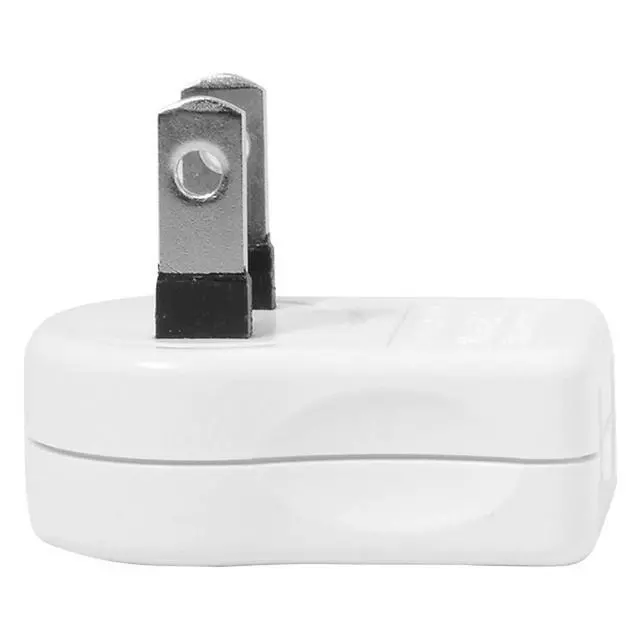 Alt view image 4 of 6 - NEMA Type A 1-15P USA Outlet Saver Extension Adapter 2-Prong 2 Outlets 90 Degree Up Down Angled