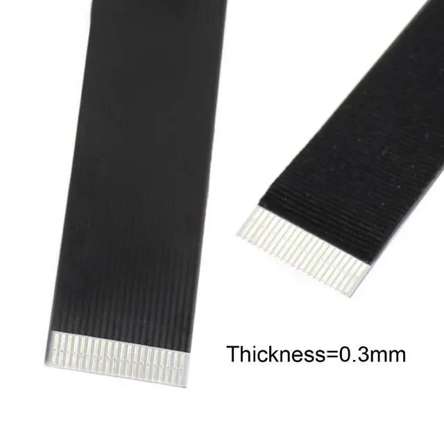 Alt view image 4 of 7 - USB C Flat Cable USB 2.0 Male to USB C Male Ribbon Flex Extension Cable Adapter 0.5M