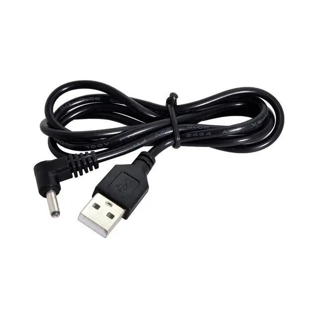 Alt view image 5 of 7 - CY USB 2.0 Male to 3.5mm 1.35mm DC Power Plug Barrel 5v Right Angled 90 Degree Cable 100cm