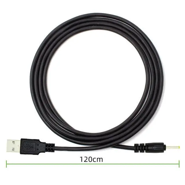 Alt view image 4 of 7 - Cable USB2.0 A Type Male to 2.5 x 0.7mm DC 5V Power Plug Barrel Straight Connector Charge Cable
