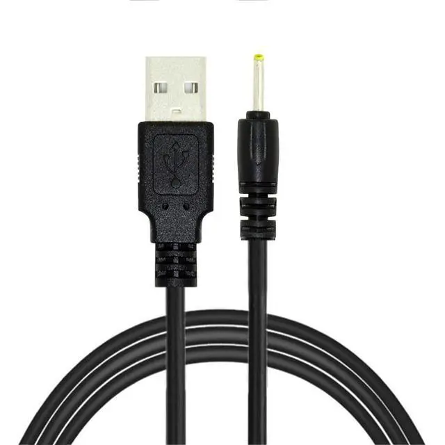 Alt view image 7 of 7 - Cable USB2.0 A Type Male to 2.5 x 0.7mm DC 5V Power Plug Barrel Straight Connector Charge Cable
