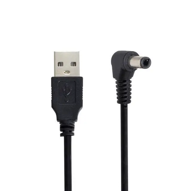 Alt view image 5 of 7 - USB 2.0 Type A Male to 5.5 x 2.5mm DC 5V Power Plug Barrel Connector Charge Cable 80cm