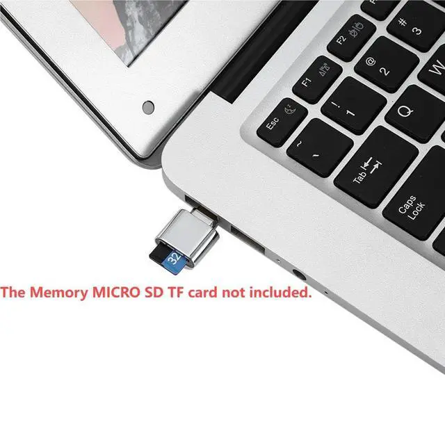 Alt view image 3 of 7 - CY 2pcs USB Type C USB-C to Micro SD SDXC TF Card Reader Adapter for Laptop Cell Phone (2pcs/Set)