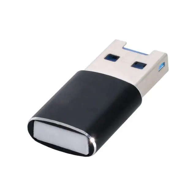 Alt view image 6 of 7 - USB 2.0 to Micro SD T-Flash TF M2 Card Reader for Mobile Phone and Tablet Black Mini Size